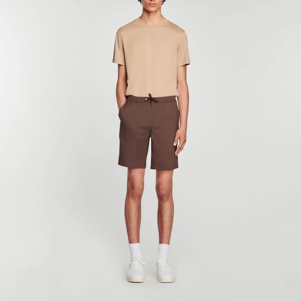 Sandro Paris taupe alpha shorts NWT